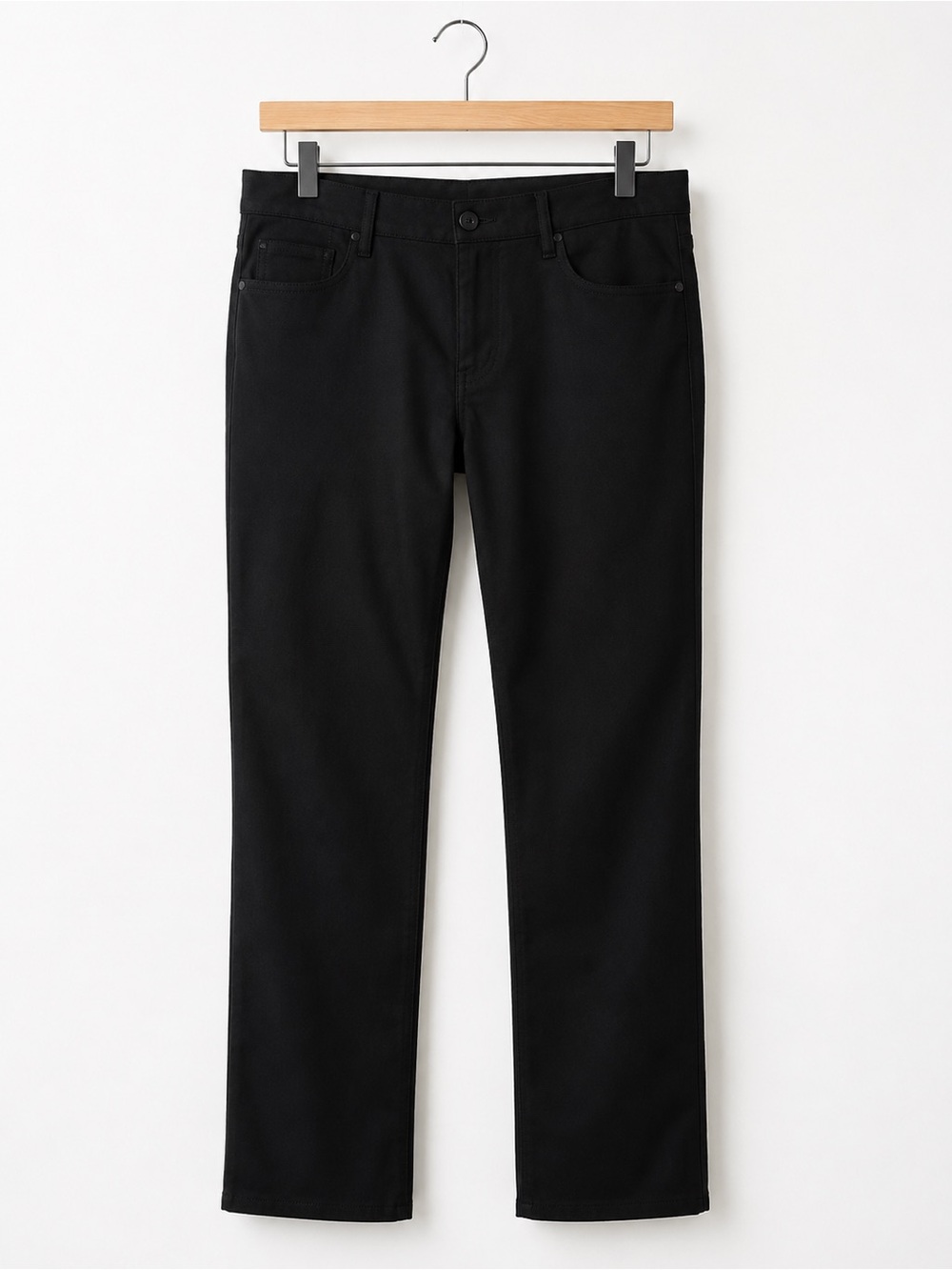 Perry Ellis Men’s Black Five-Pocket Performance Pants 36x32 Stretch Casual Dress